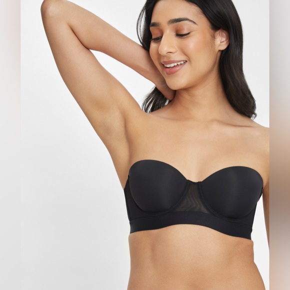 Likely The Smooth Strapless Toasted Almond & Jet Black 34A Bundle Like New - Picture 10 of 13